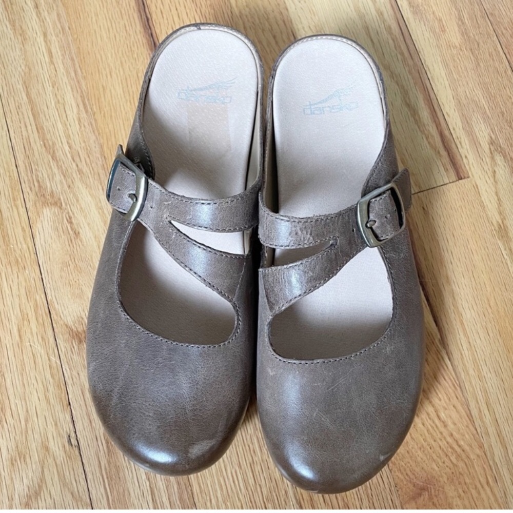 Dansko Britney Leather Slip-On Clog